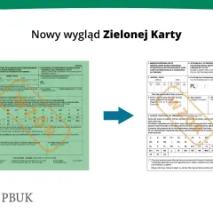 Zielona Karta ubezpieczeniowa z zaznaczonymi krajami ważności i danymi pojazdu.