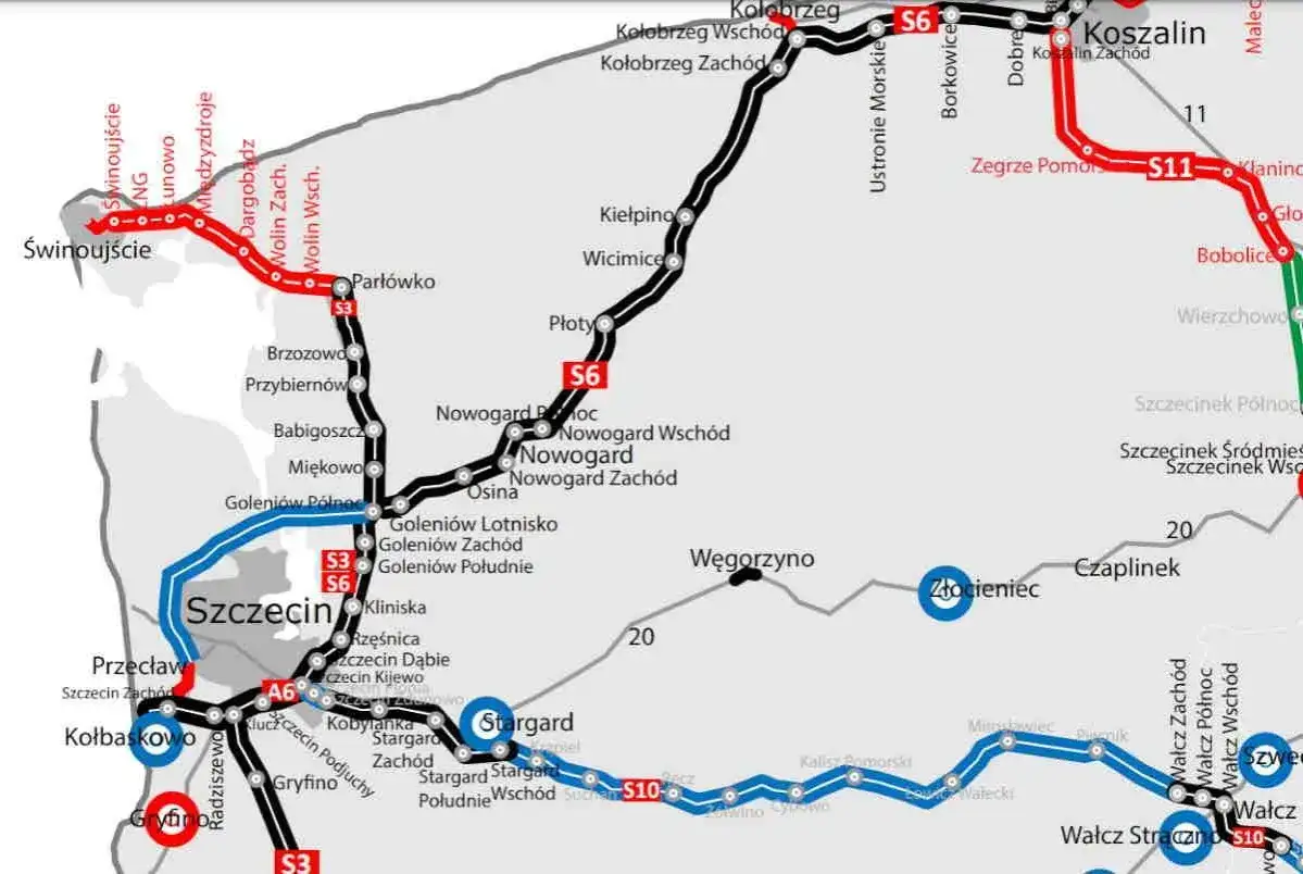 Autostrada A6 do Szczecina - przebieg, opłaty i utrudnienia