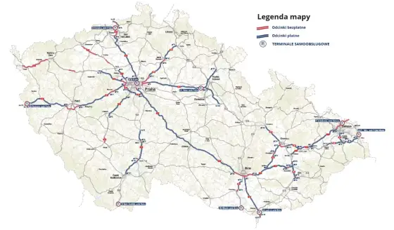 Winiety Czechy - Które drogi płatne? Ceny 2026 i porady